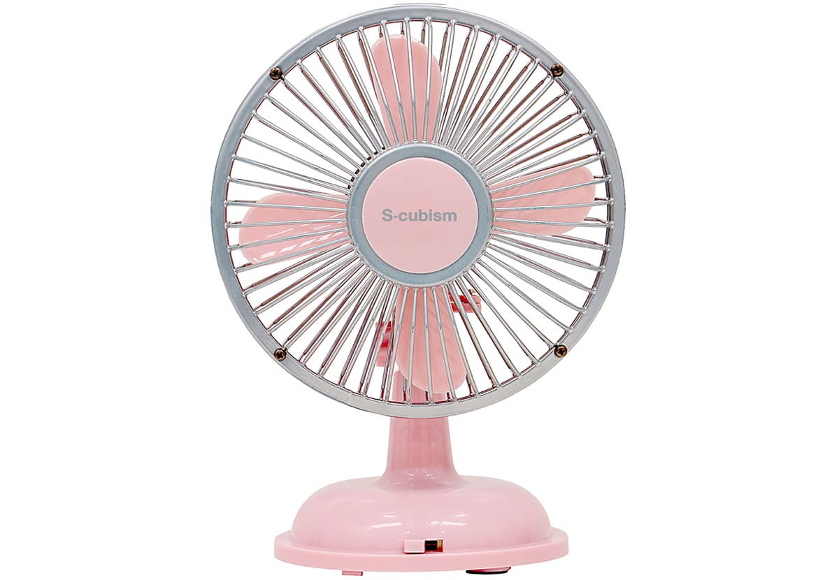 卓上レトロ扇風機（WS-S01WH/PK/GR）｜A-Stage inc.