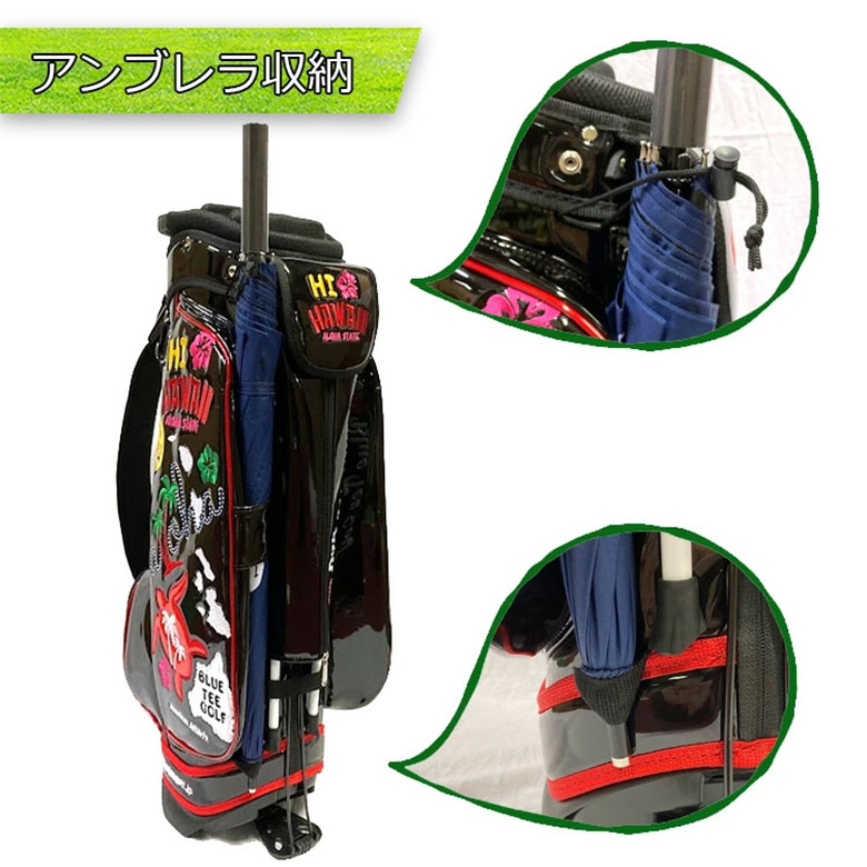 ブルーティー HI-HAWAII CB-021 エナメル スタンド キャディバッグの