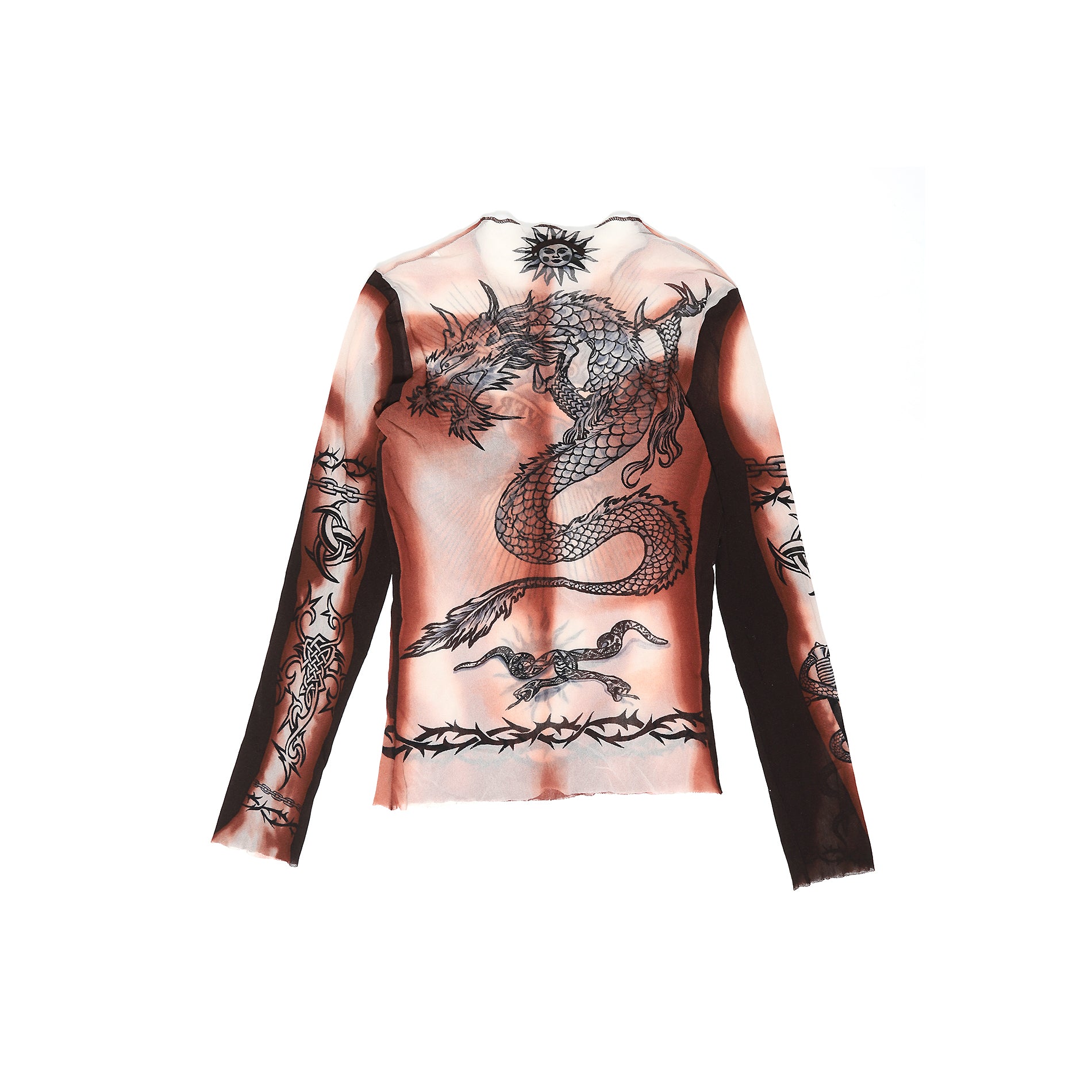 Jean Paul Gaultier SS96 Safe Sex Forever Mesh Top - Ākaibu Store