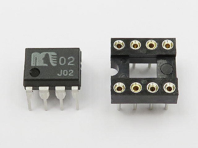 2回路入バイポーラー入力高音質HiFiオペアンプ MUSES02D: 半導体 秋月