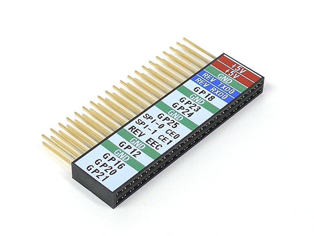 連結ピンソケット 2×20(40P) ラズパイ用スタッキングコネクター ピン