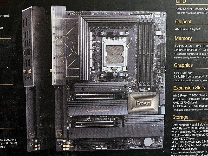 ASUSのクリエイター向けマザー「ProArt」に新モデル、X670EとZ790の2