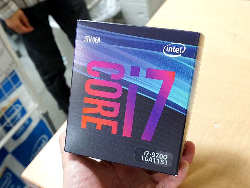 TDP65Wの8コアCPU「Core i7-9700」が入荷、価格は43,800円 - AKIBA PC