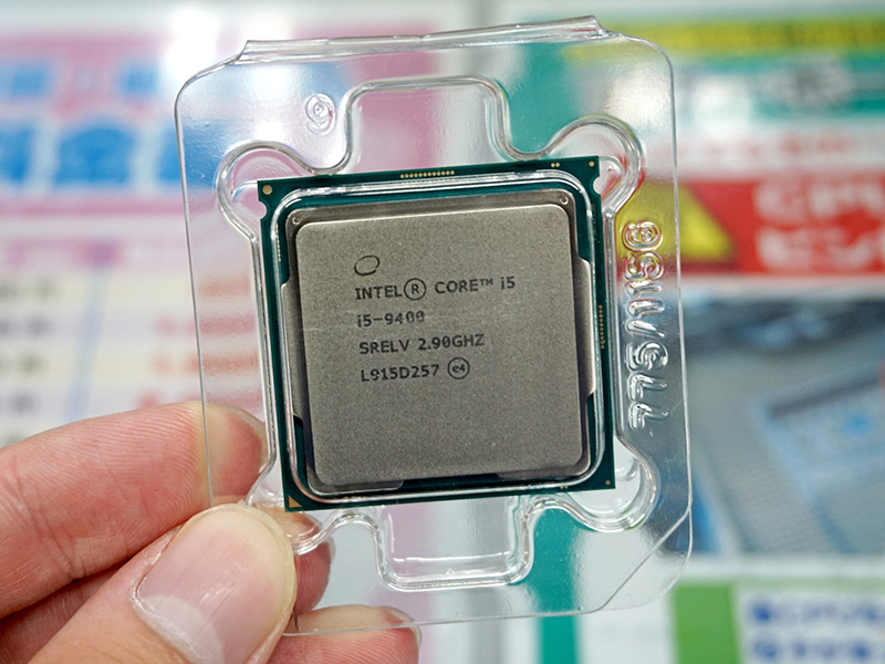 Intel Core i5-9400F（純正ファン付き） Amazon.com: Intel Core i5