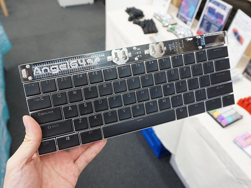 LowProfileスイッチ対応の自作キーボードキット「Angel64」が遊舎工房