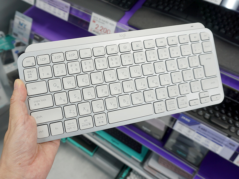 ロジクールの70%キーボード「MX KEYS MINI」が発売、カラーは3色