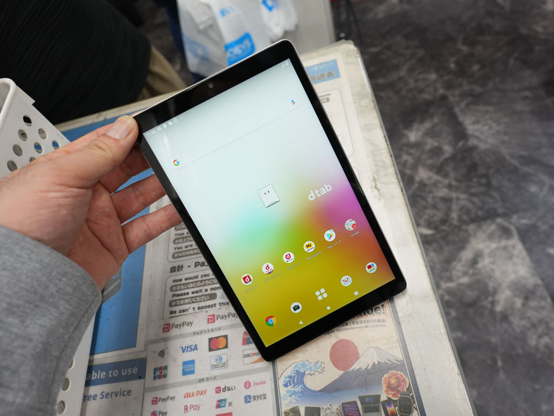 Androidタブレット「docomo dtab Compact」が9,980円から、中古品が