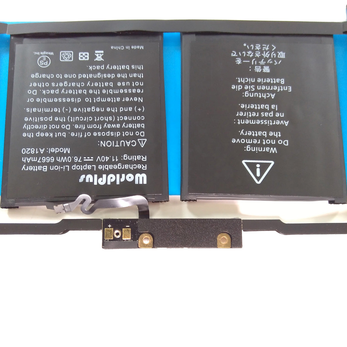 A1820 MacBook Pro TouchBar 15インチ(2016/2017)用交換バッテリー [BT