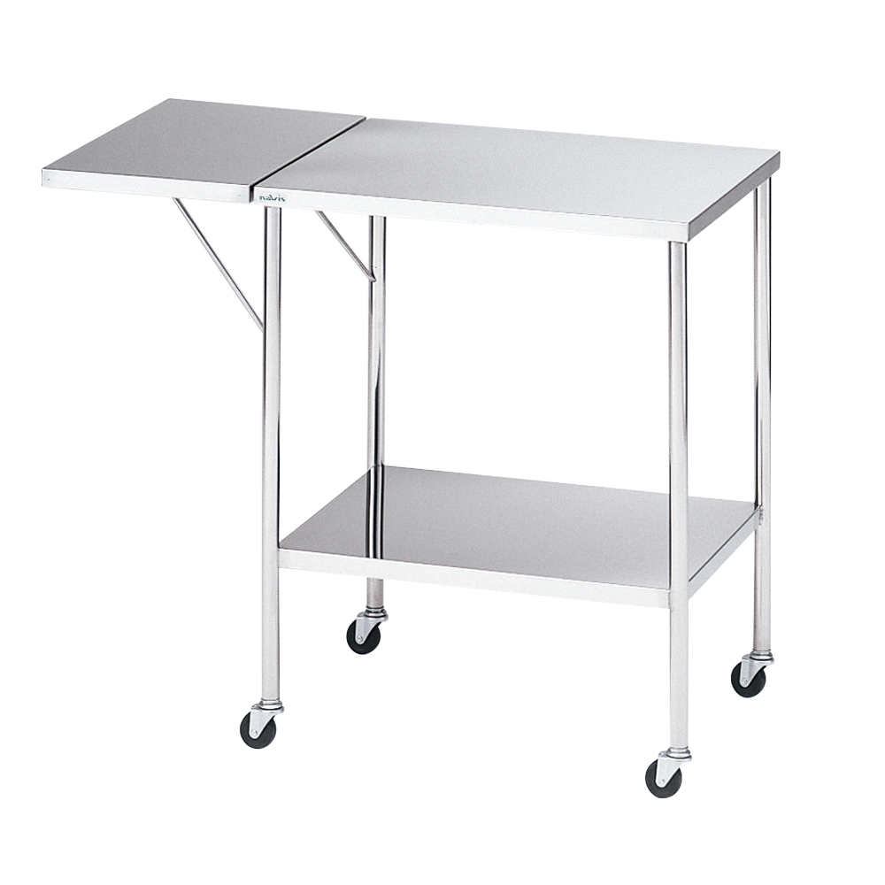 0-1581-01 袖付器械卓子 600×450×800mm 縁なし 【AXEL】 アズワン