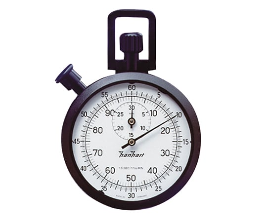 3-6930-04 ABSアナログストップウォッチ30分計 1周60秒 最小：1/5秒、1