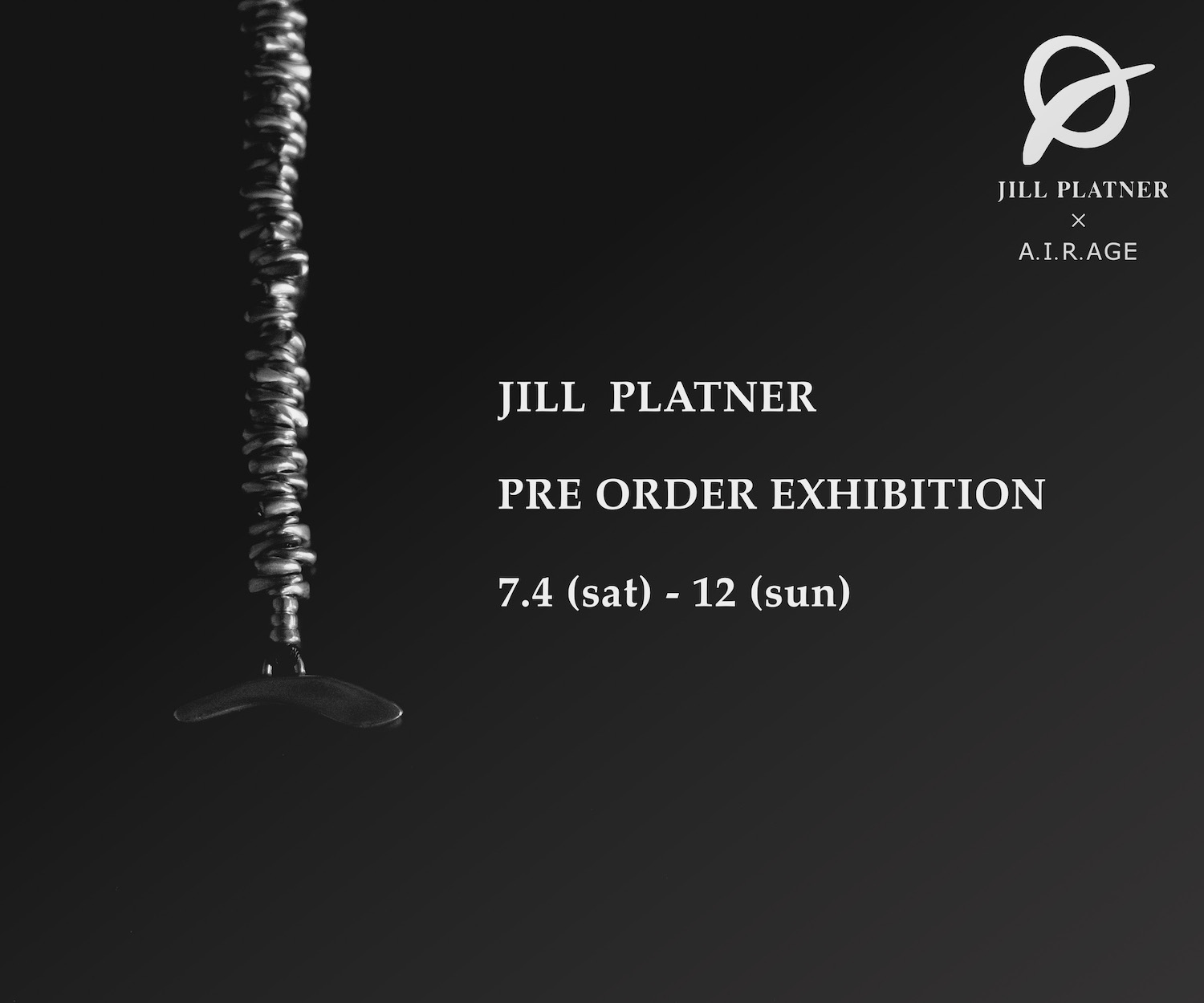 JILL PLATNER PRE ORDER EXHIBITION – A.I.R.AGE WEB SITE