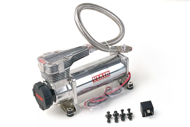 バイエアー VIAIR 485C コンプレッサー (200psi)クロムメッキ - エア