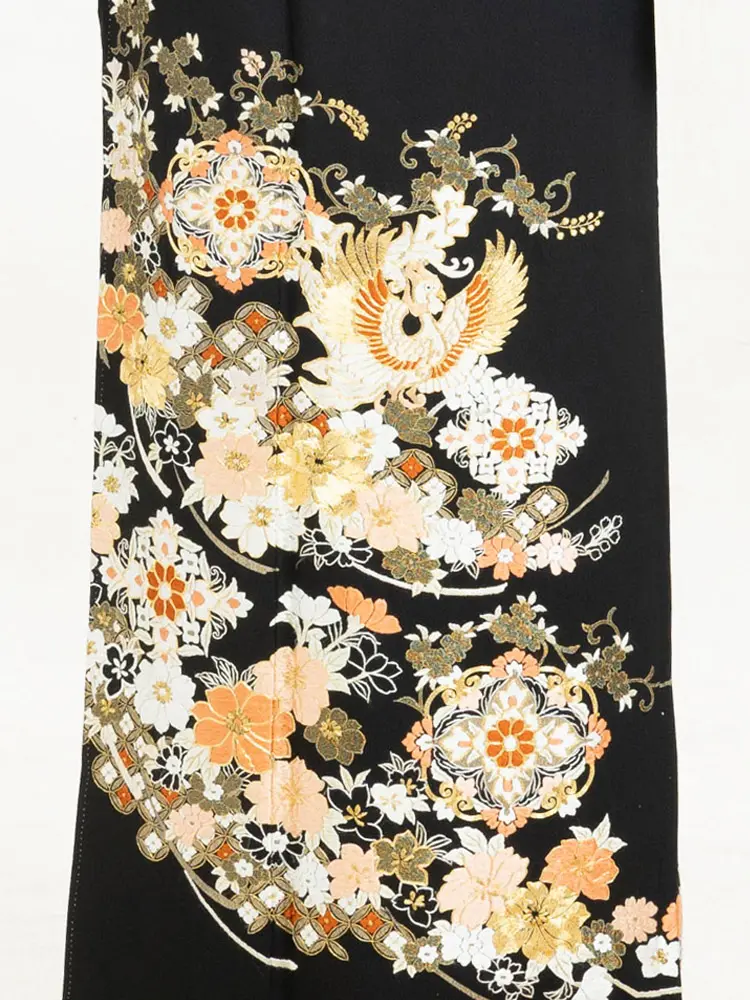 黒留袖／鳳凰に天平文様（AL0214）｜都民共済 モーニング・留袖