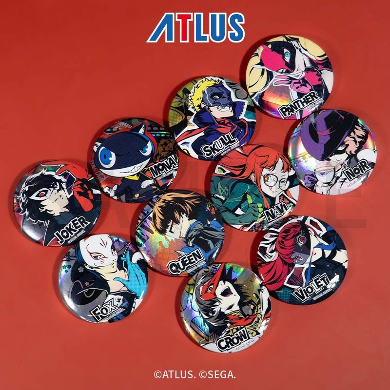 SEGA Store 中国限定 P5R ペルソナ5 ザ・ロイヤル 総攻撃缶バッジ