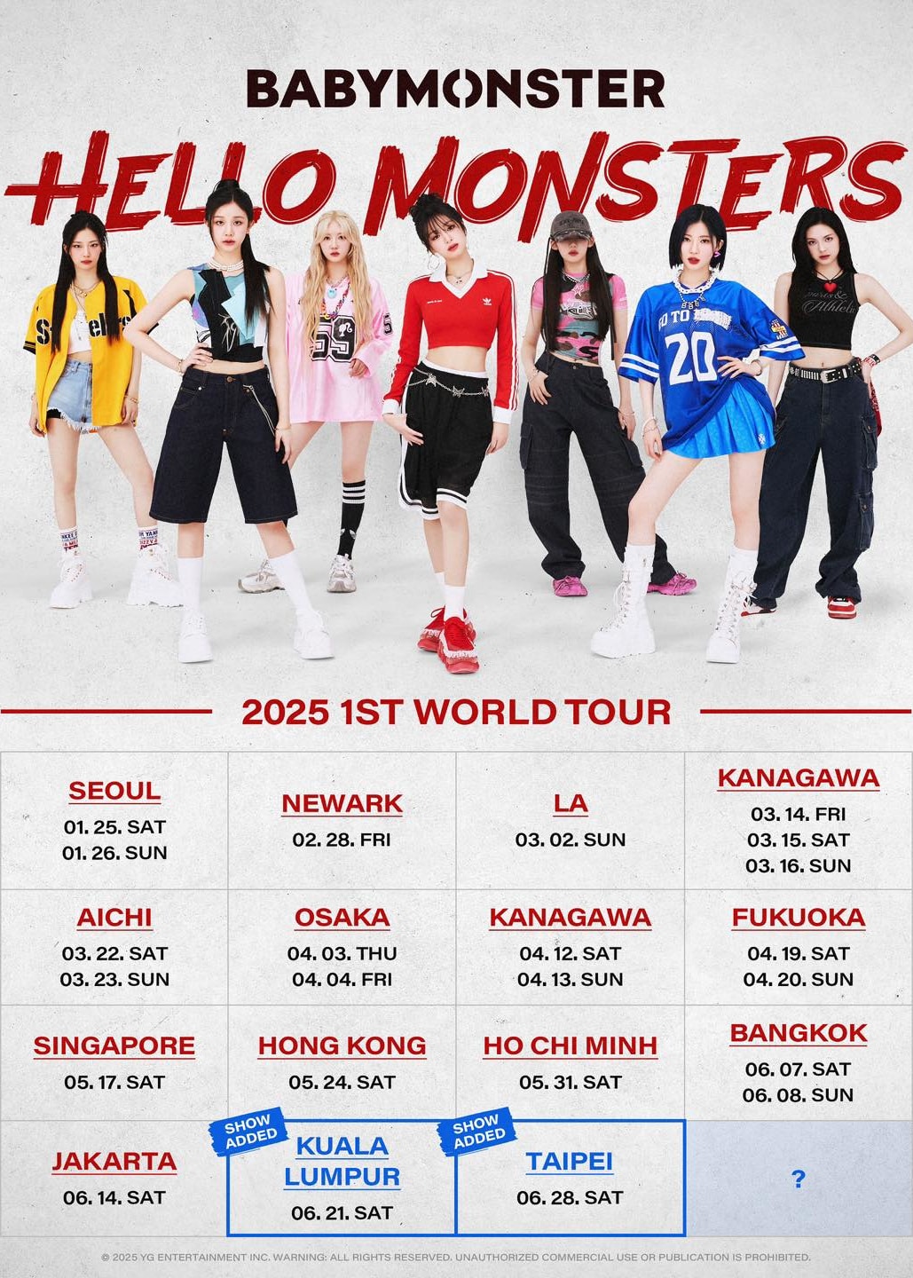 BABYMONSTER台北演唱會2025 | 待公布の日程 | Trip.com