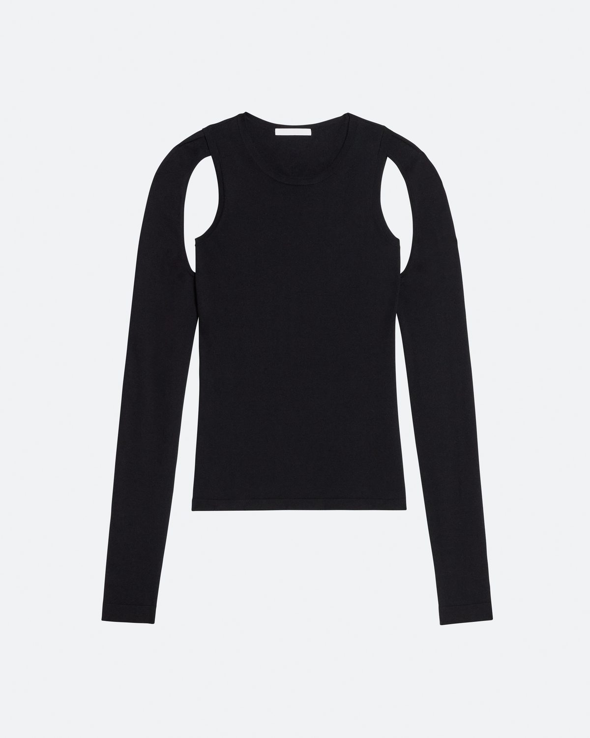 Helmut Lang Cut-Out Cotton Sweater | HELMUTLANG.COM
