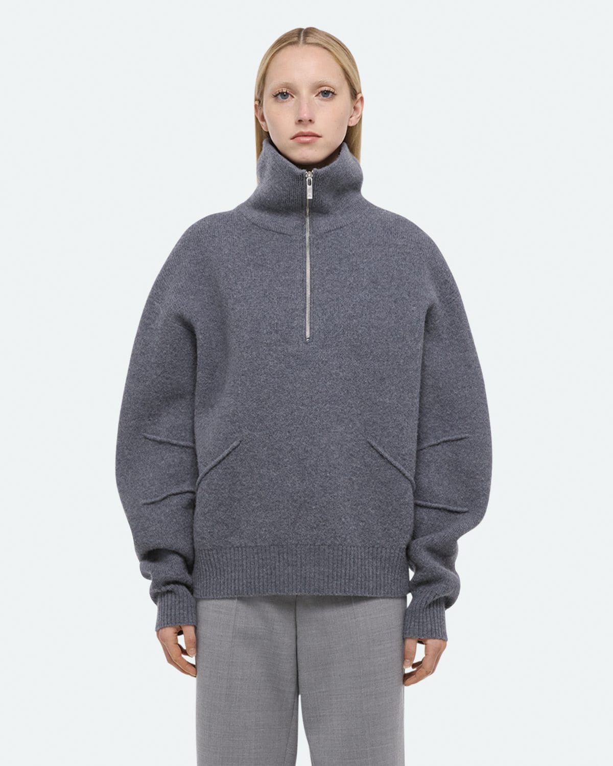 Helmut Lang Apex Quarter-Zip Sweater | HELMUTLANG.COM