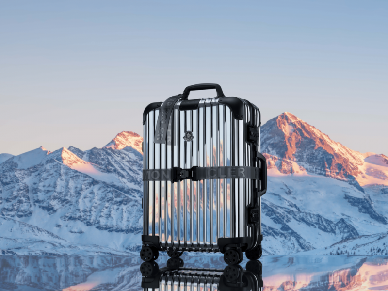 Rimowa e Moncler se unem para lançar mala de viagem