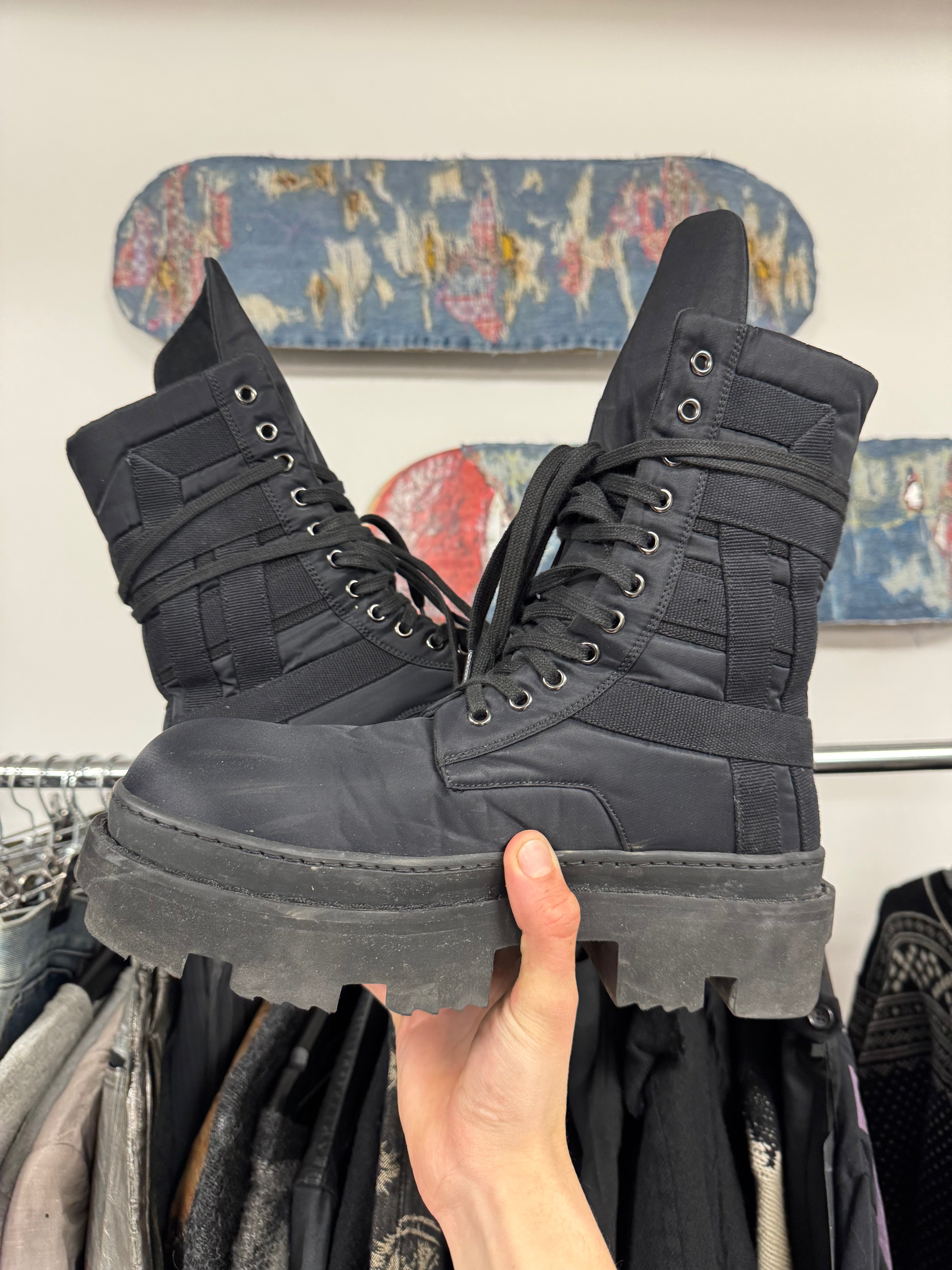 Rick Owens Army 'Megatooth' Combat Boots – Alex Maxamenko