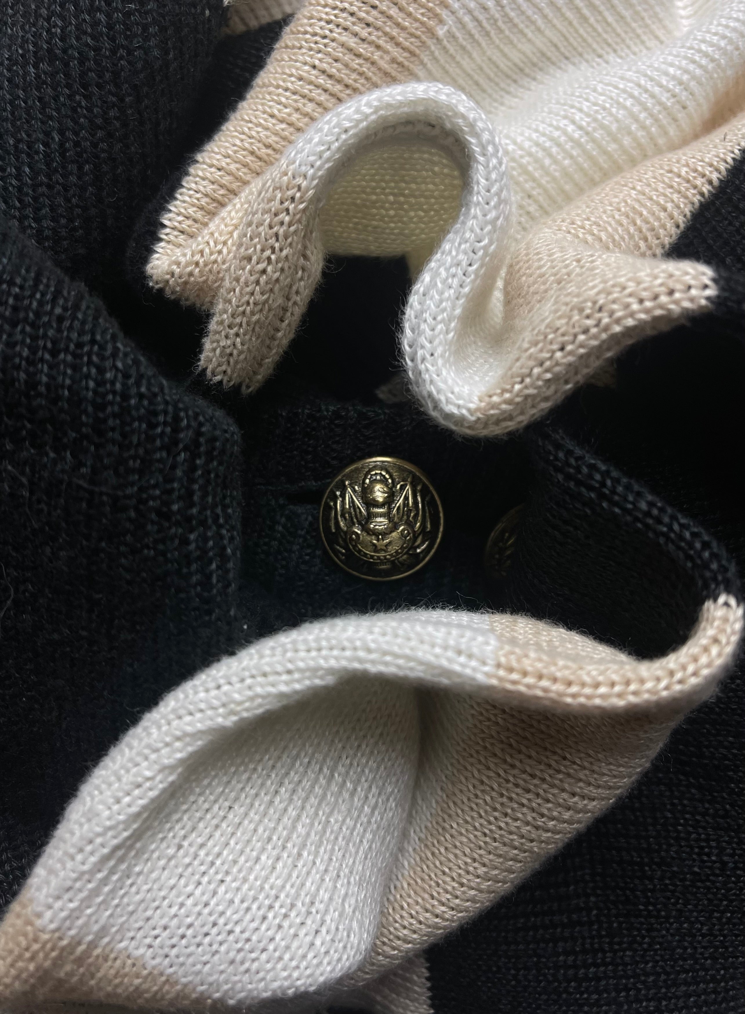 Spring Summer 2016 Balmain 'Union Jack' Distressed Flag Knit