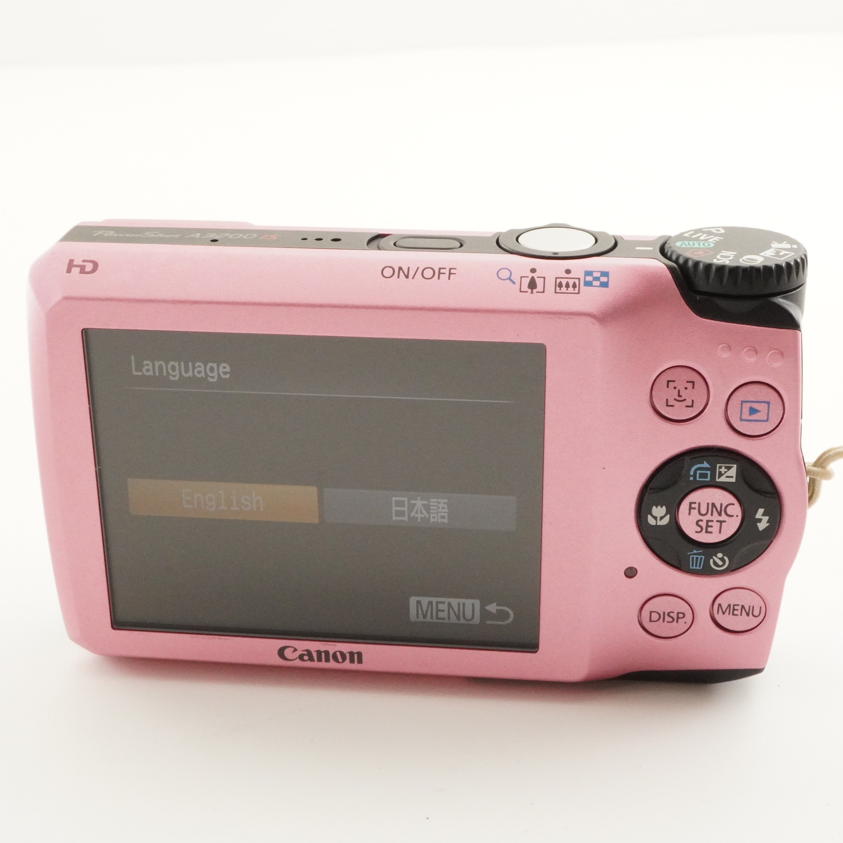 Canon PowerShot A3200 IS Pink In Box +4GB SDCard Digital Camera