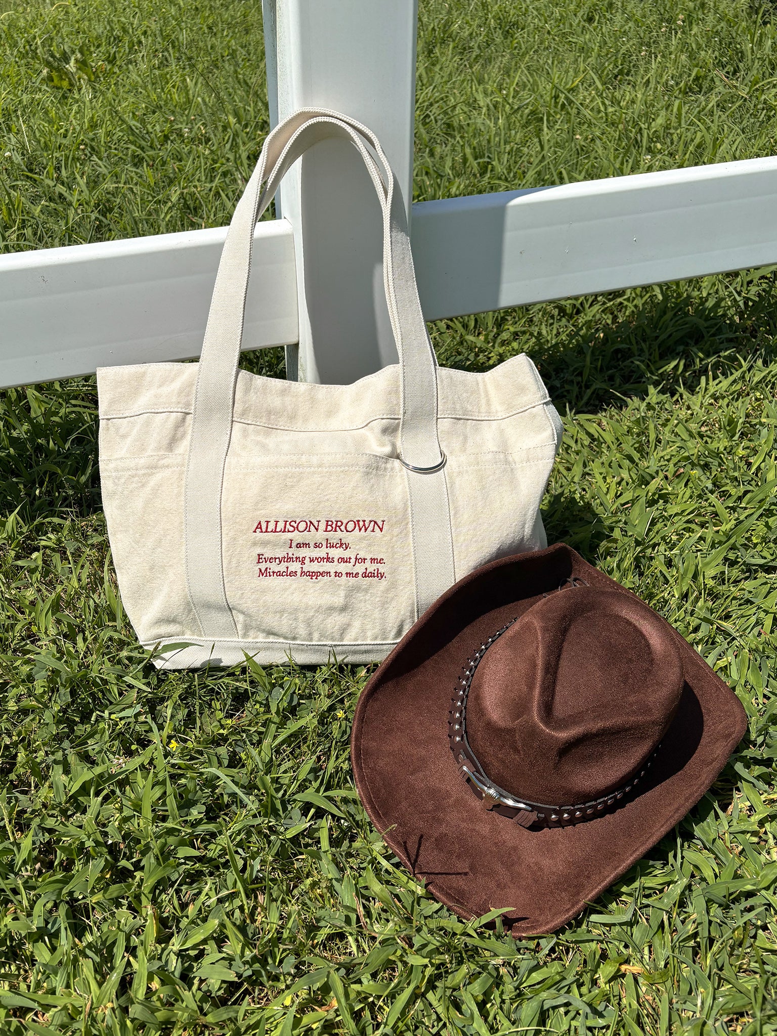 ALLISON BROWN Message Tote Bag – ALLISON BROWN