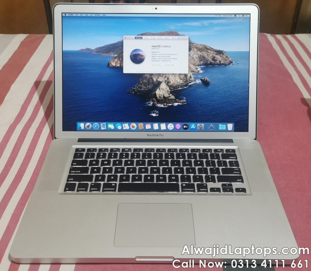 Apple Macbook Pro 2012 Core i7 3rd Generation A1286 - Al Wajid Laptops