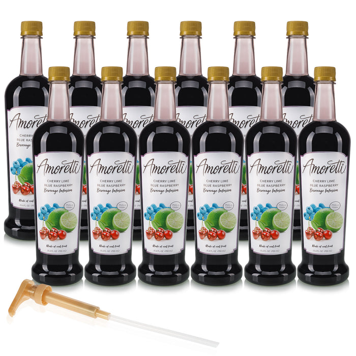 Cherry Lime Blue Raspberry Beverage Infusion — Amoretti