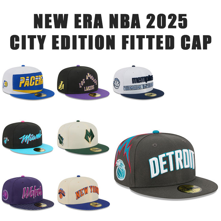 ニューエラ キャップ 59FIFTY 2025 NBA CITY EDITION FITTED CAP NEW