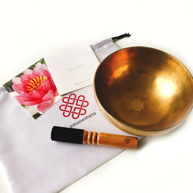 チベット・シンギングボウル 渋金・中 | amanamana