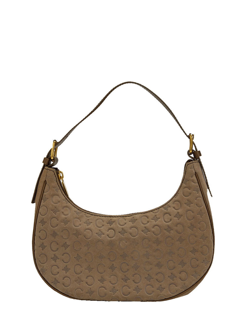 CELINE Cマカダム柄ハンドバッグ