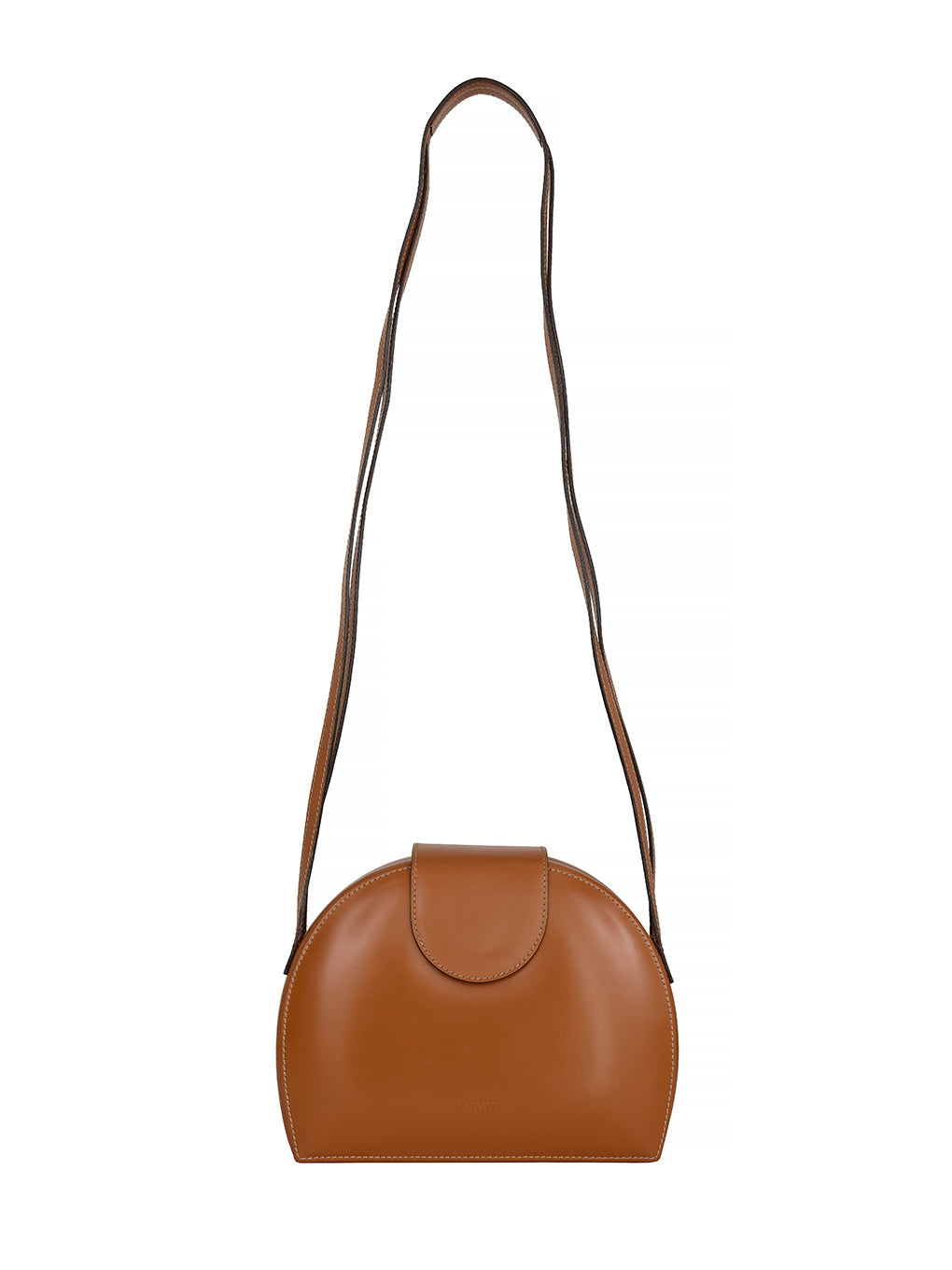 LOEWE ロゴ刻印カーフレザーショルダーバッグ