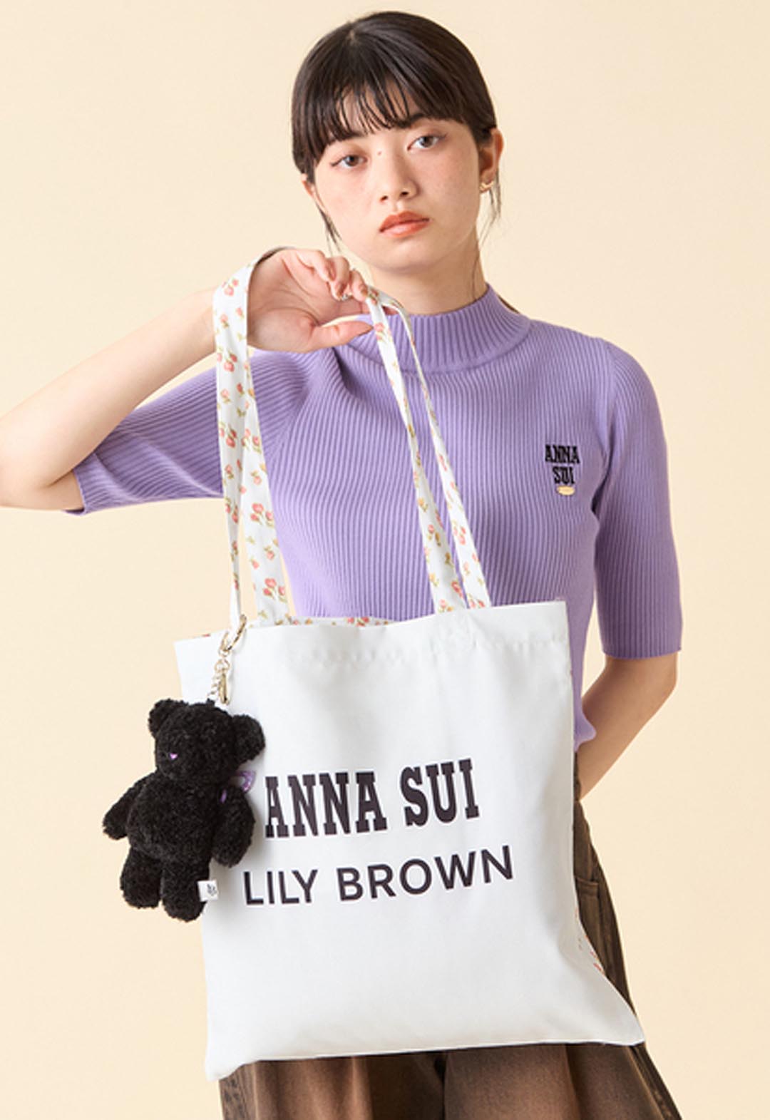 LILY BROWN × ANNA SUI] Tote bag