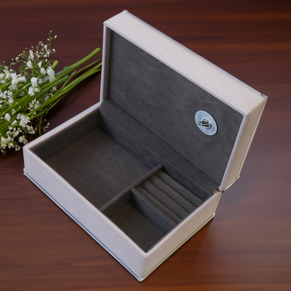 ニデック オルゴール 18弁 AB400C 布製ジュエリーボックス ピンク