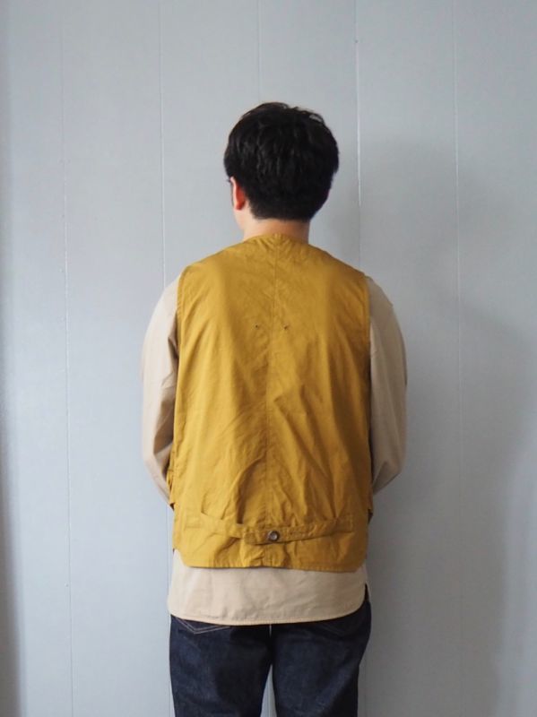 allinone(オールインワン) BAGGAROO vest VENTILE COTTON マスタード