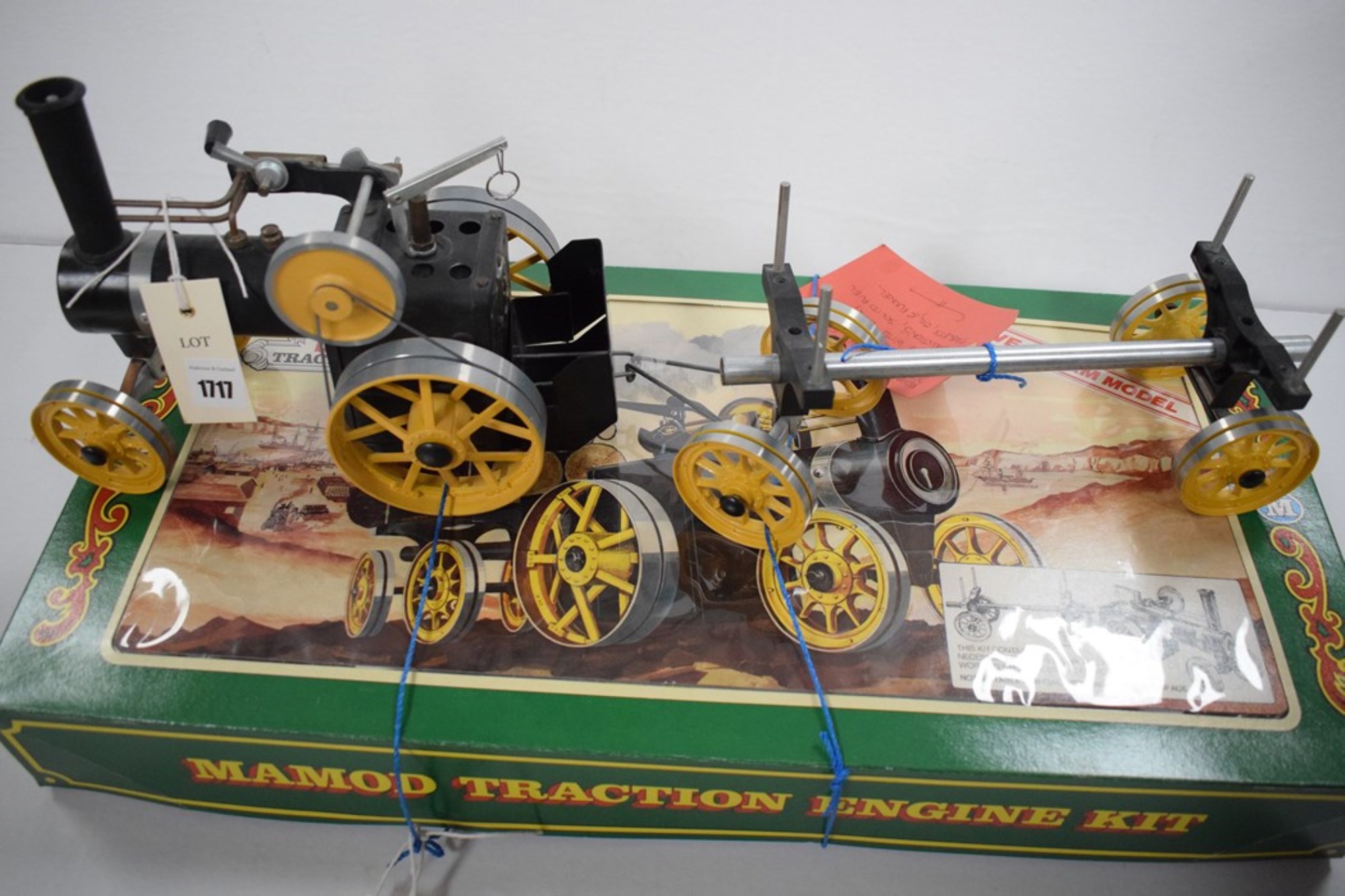 Lot 1717 - A Mamod Traction Engine Kit, with yellow