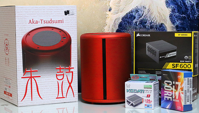 Mini-ITXケース「朱鼓」レビュー。低価格な「Mac Pro」風PCケースで