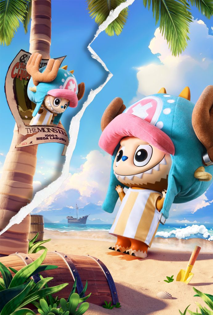 POP MART Debuts Premium MEGA LABUBU Tony Tony Chopper One Piece