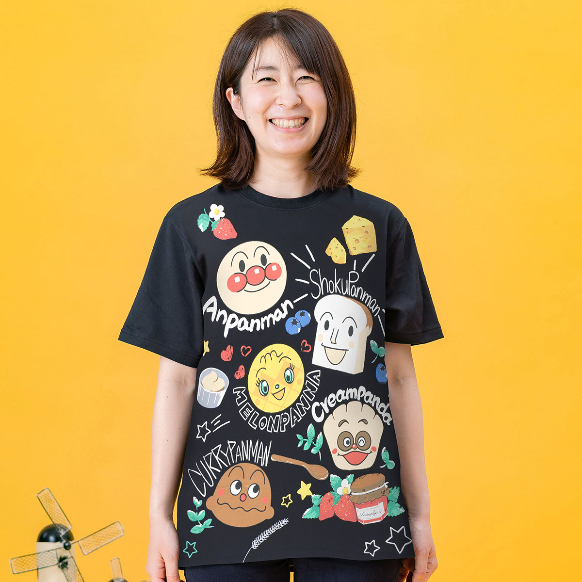 カフェ柄Tシャツ大人｜アイテム｜アンパンマンキッズコレクション