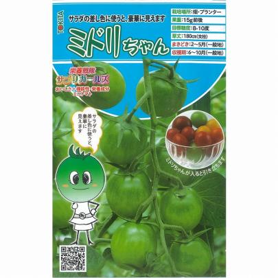 ミニトマト】サプリガールズ ミドリちゃん〔トキタ交配〕/小袋（8粒