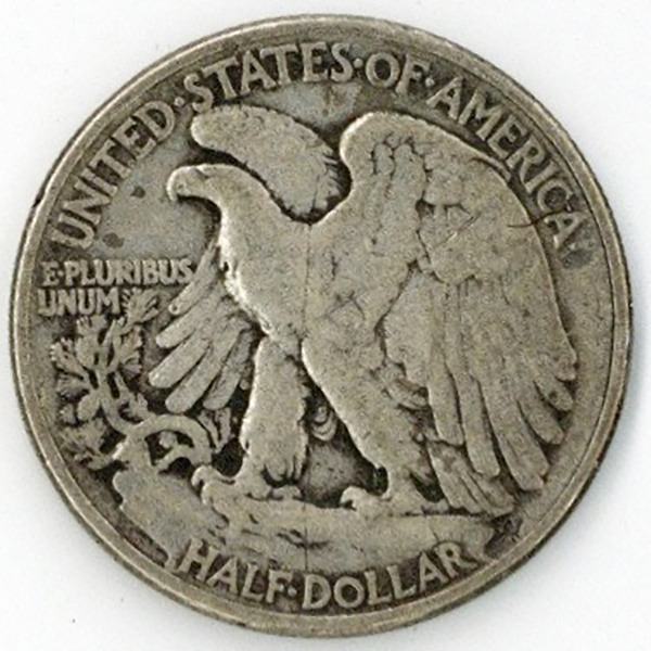アメリカ リバティウォーキング1/2ドル銀貨（United States Liberty