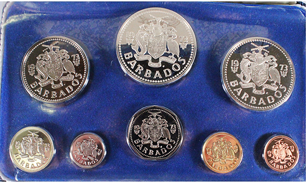 バルバドス プルーフ貨幣セット(First National Coinage Of Barbados