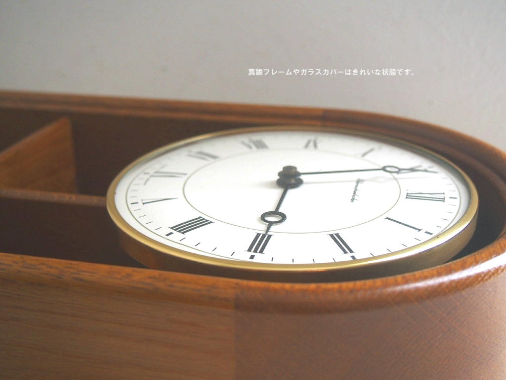 ミッドセンチュリー レトロ Schmeckenbecher 木製の壁掛け時計