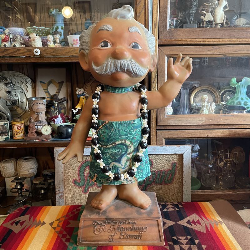 ユナイテッドエアライン メネフネ Hawaii ハワイ 地図 ビンテージ 特大