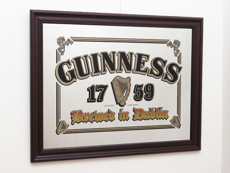 ビンテージパブミラー ギネスビール （GUINNESS）（4月01日