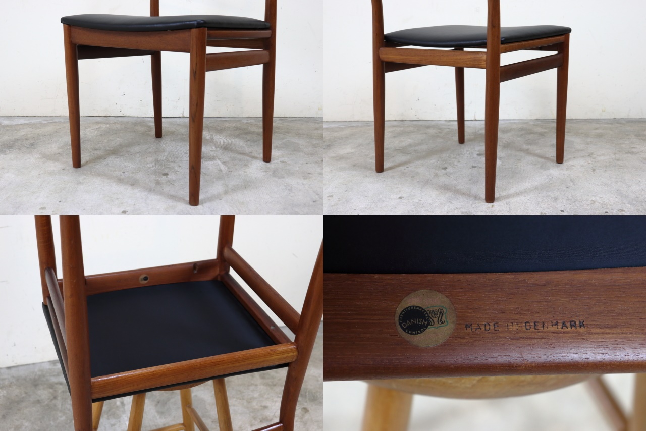 エーリング・トロヴィッツ ダイニングチェア デンマーク 北欧 ち47-1