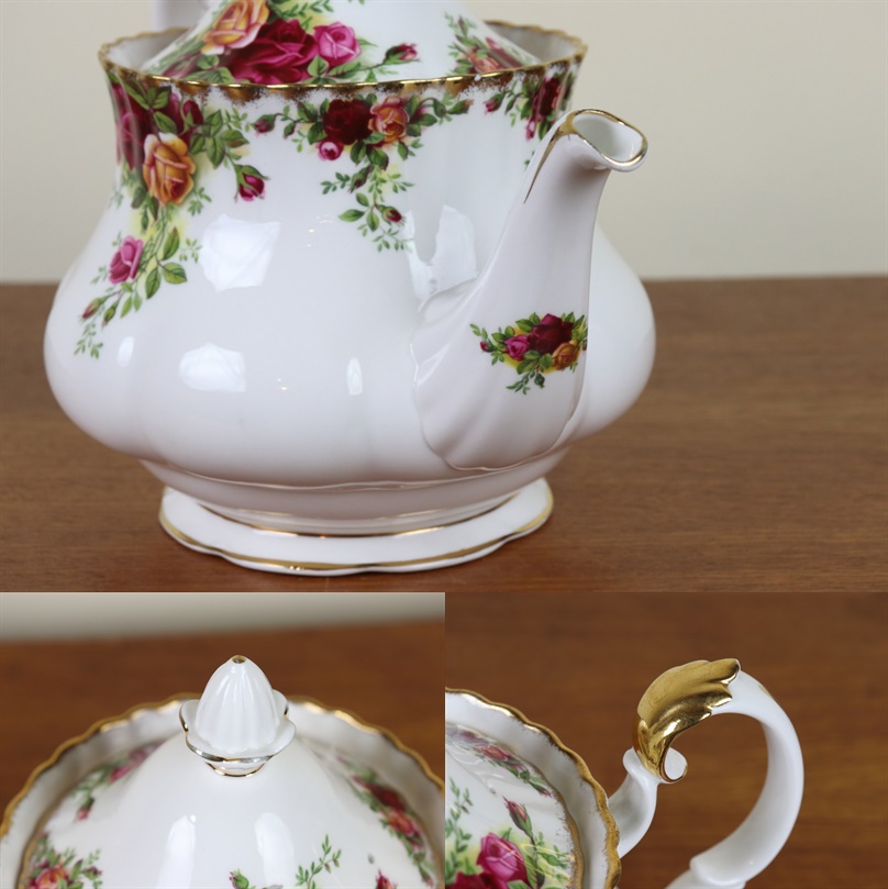 ロイヤルアルバート ROYAL ALBERT オールドカントリーローズ ポット