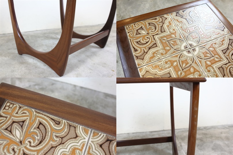 G-PLAN ジープラン タイルトップネストテーブル さ58-2