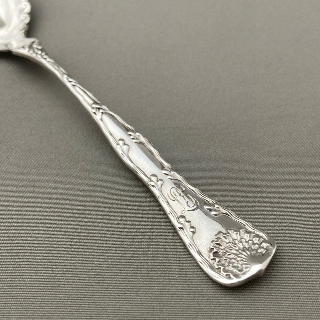 ティファニー「ソーススプーン ”Wave Edge”」《アンティックかとう》