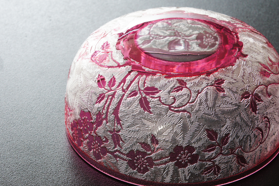 オールドバカラ「エグランチェ E'GLANTIER 4寸鉢 6客セット